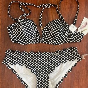 NWT Jessica Simpson polka dot swimsuit